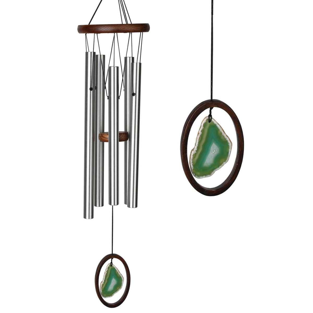パーカッション・打楽器 WOODSTOK AGATE CHIME Agate Chime - Large, Green