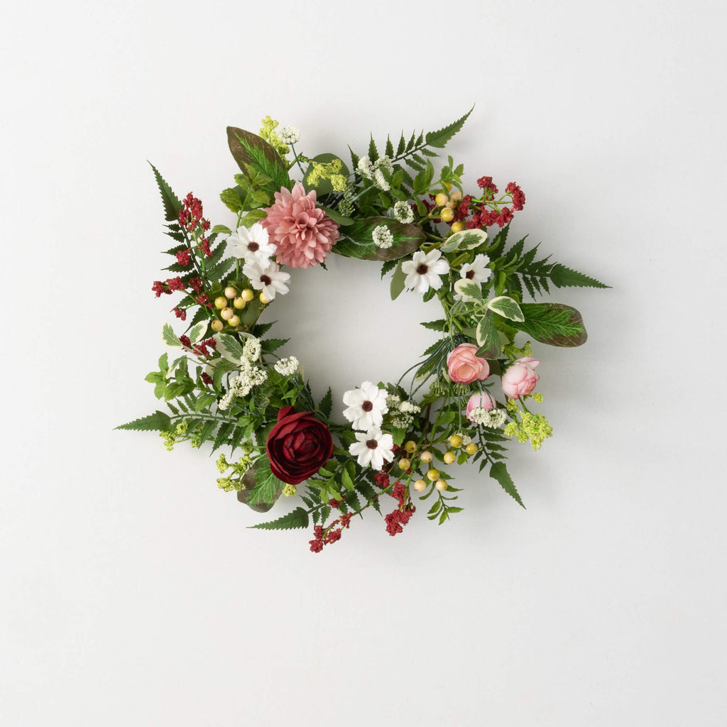Romantic Floral Small Wreath  
