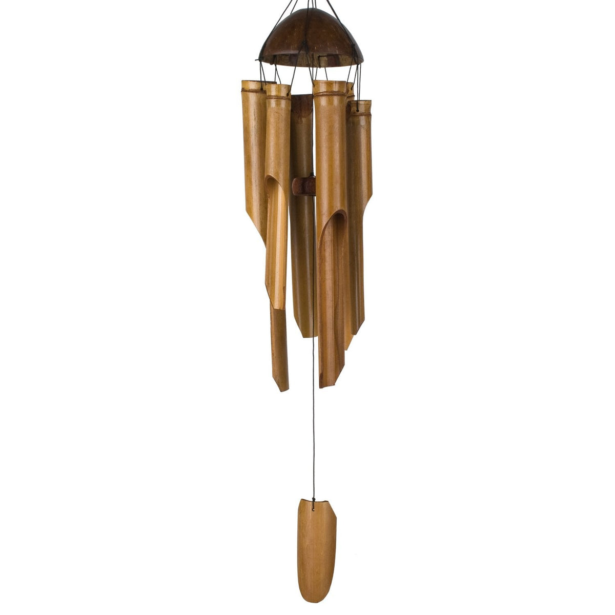Half Coconut Bamboo Chime - Large