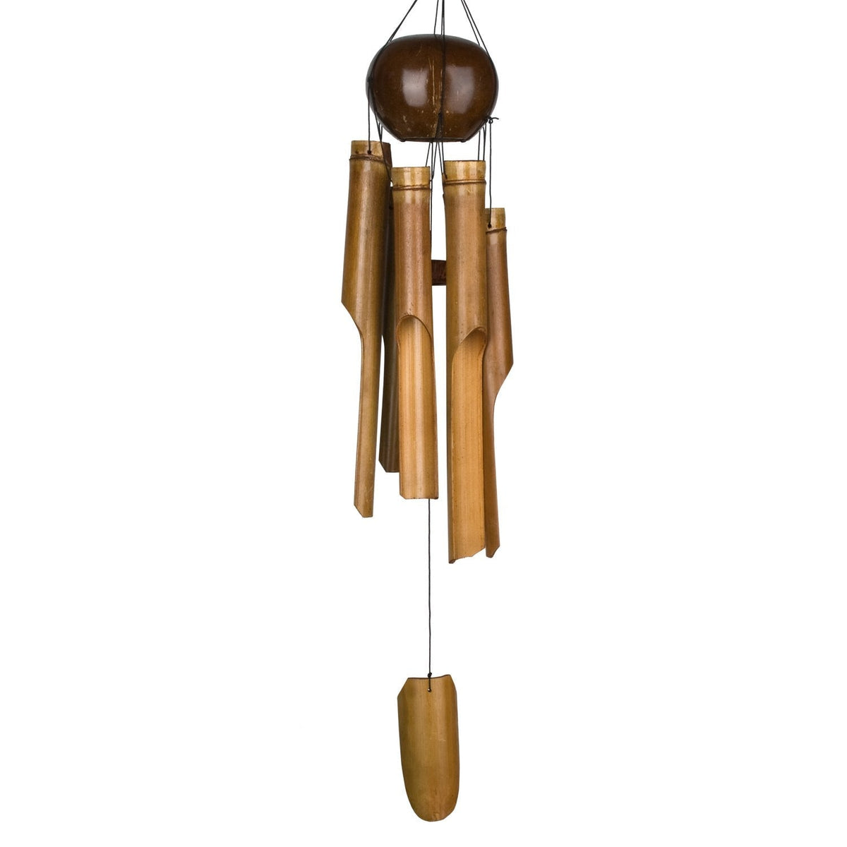 Whole Coconut Bamboo Chime Large by Woodstock Chimes