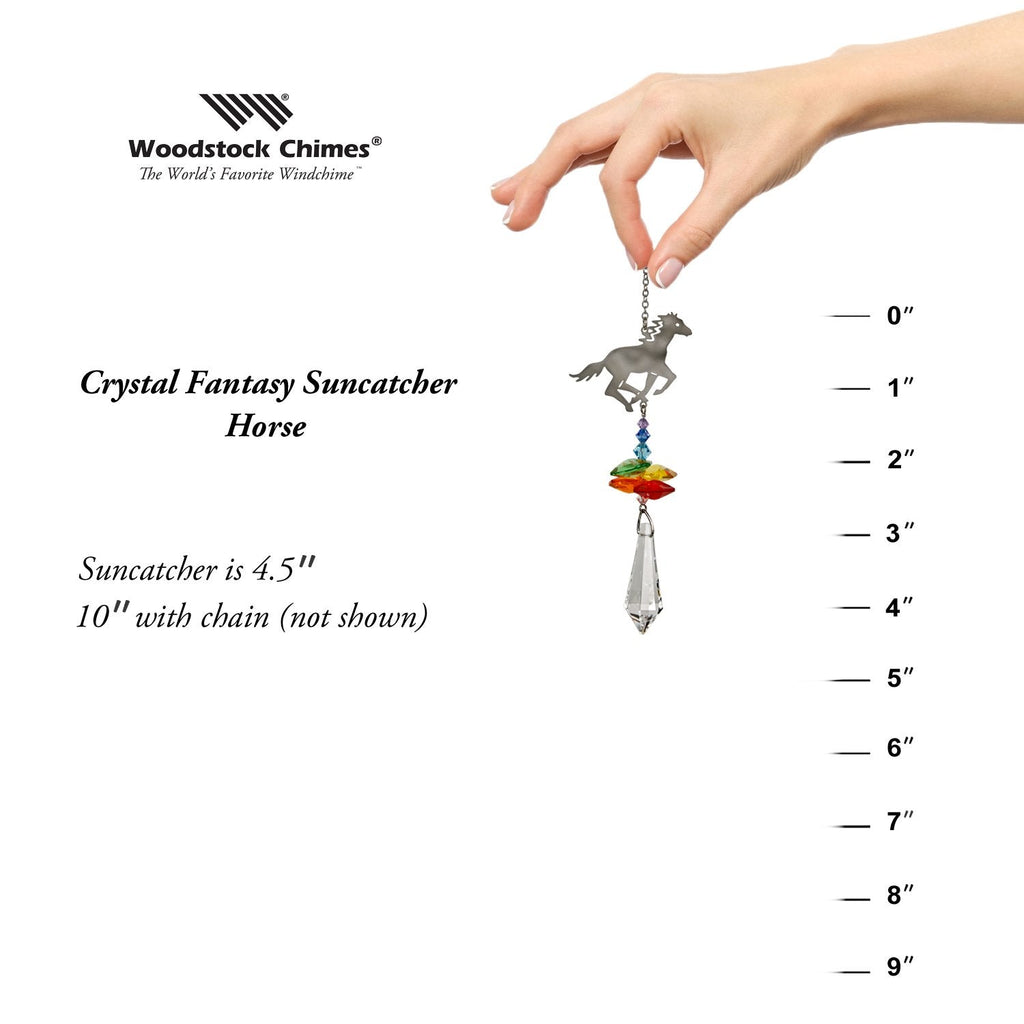 Crystal Fantasy Suncatcher - Horse proportion image