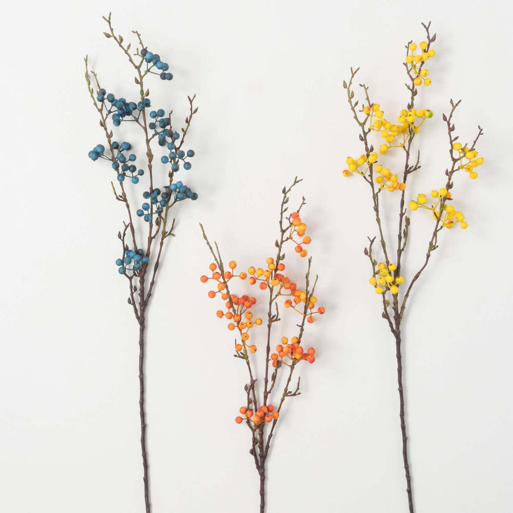 Bright Berry Branches Set Of 3