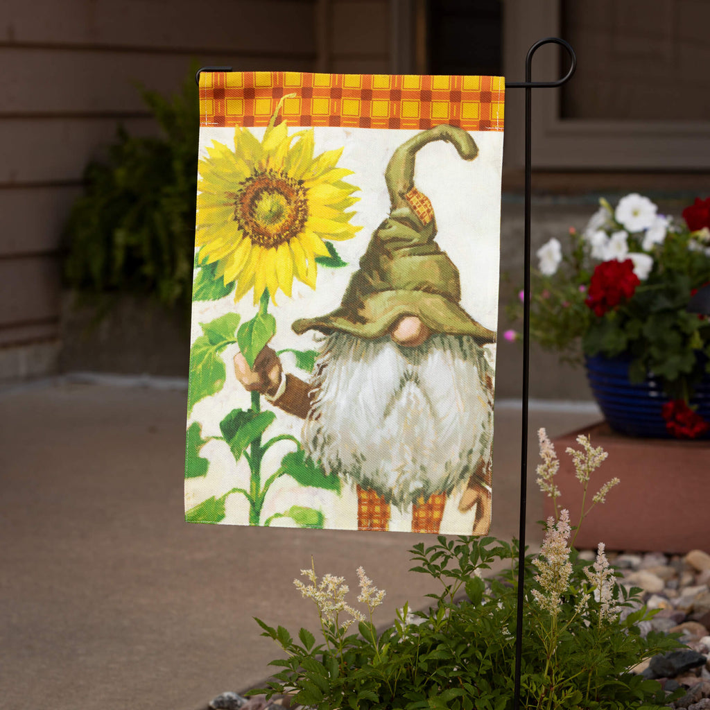 Gygi Sunflower Gnome Flag     
