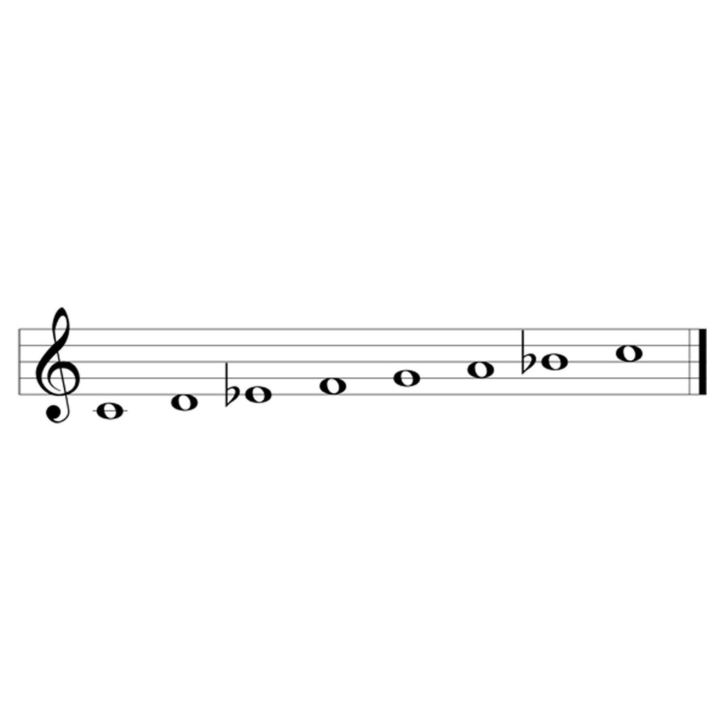 Gregorian Chimes - Alto, Silver musical scale