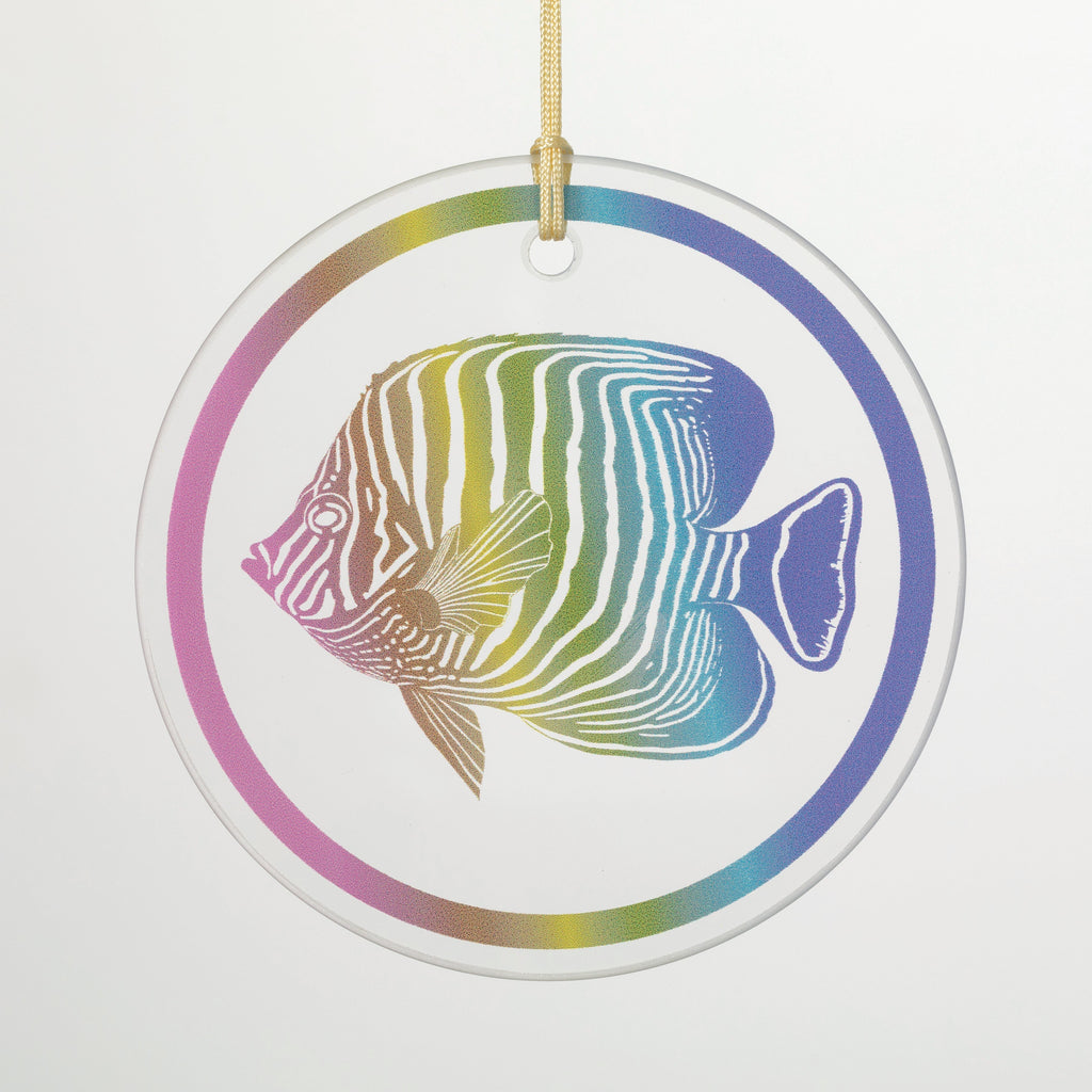 Woodstock Coastal Chime - Glass, Fish