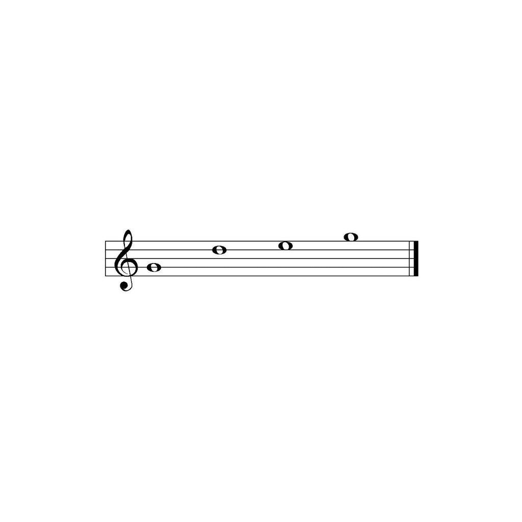 Amethyst Chime - Medium musical scale