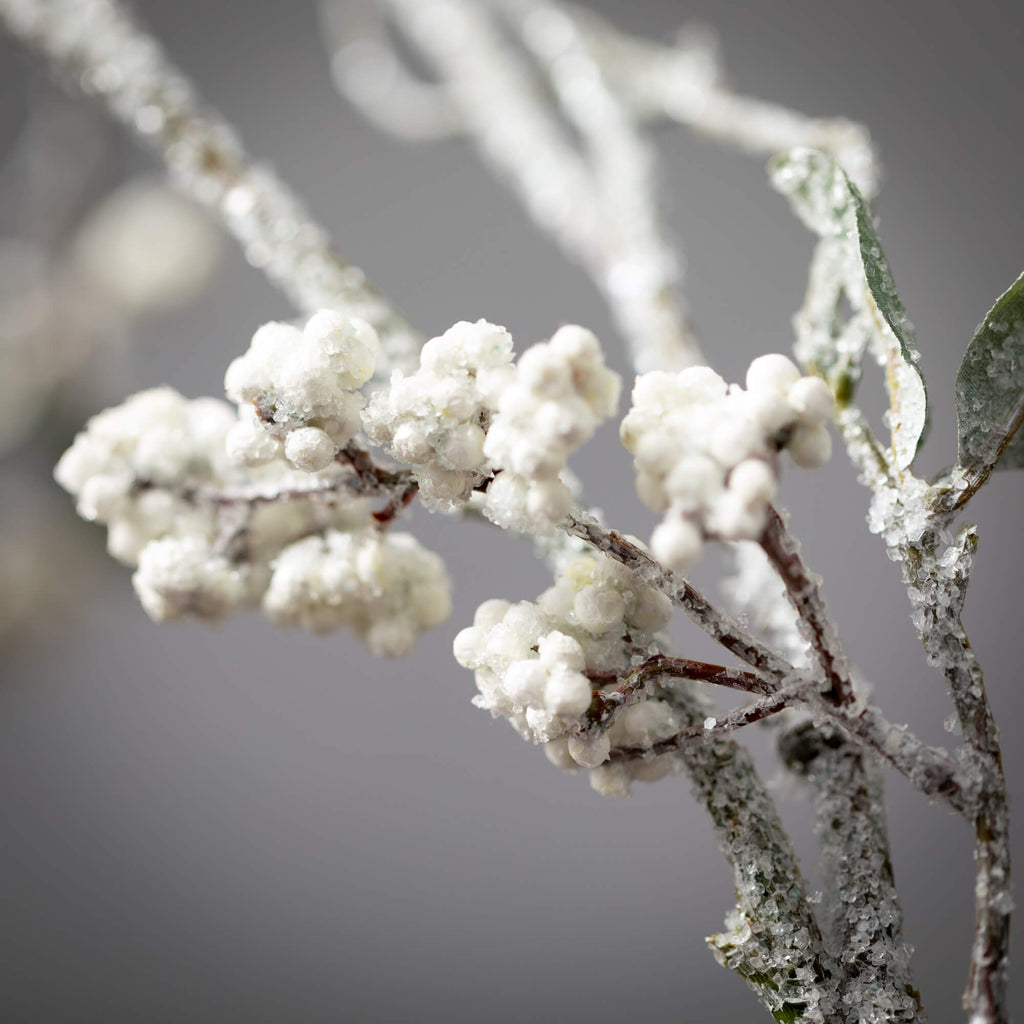 Tall Snow Berry Twig Spray    