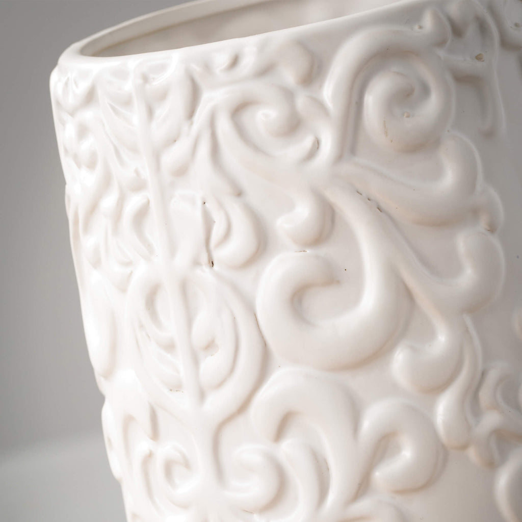 Textured Finish Vase Set Of 2 