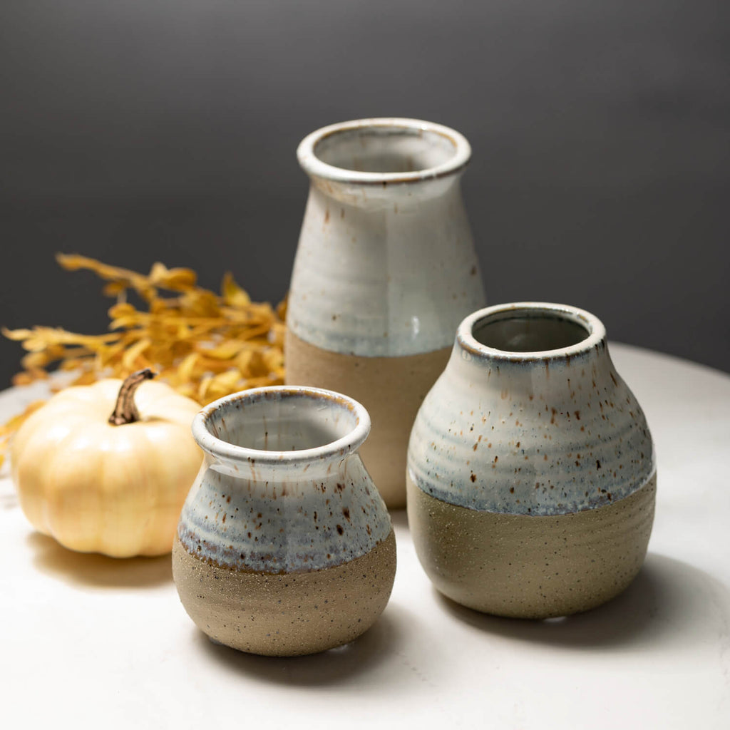 Two-Toned Vase Set Of 3       