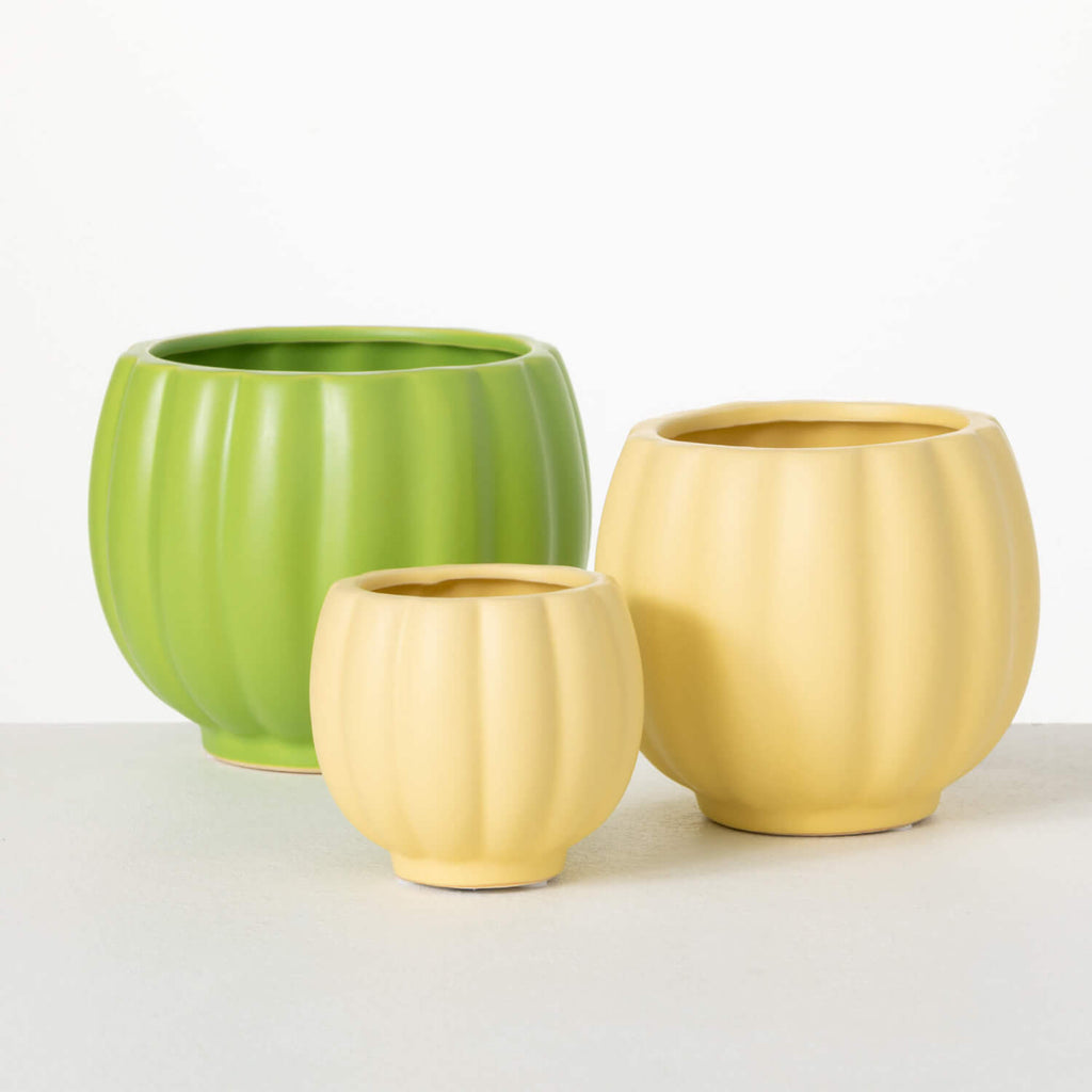 Bright Ribbed Container Set   