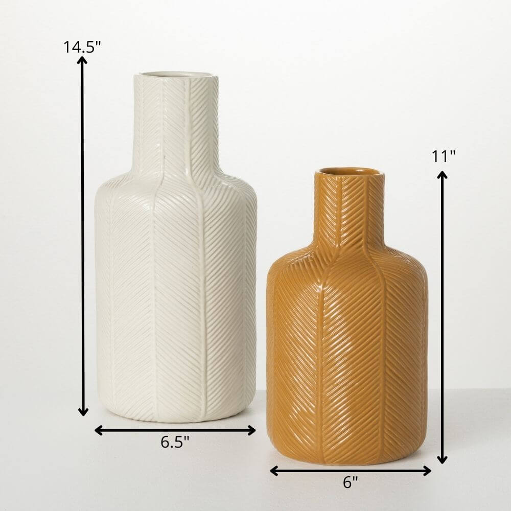 Artisanal Ceramic Vase Set    