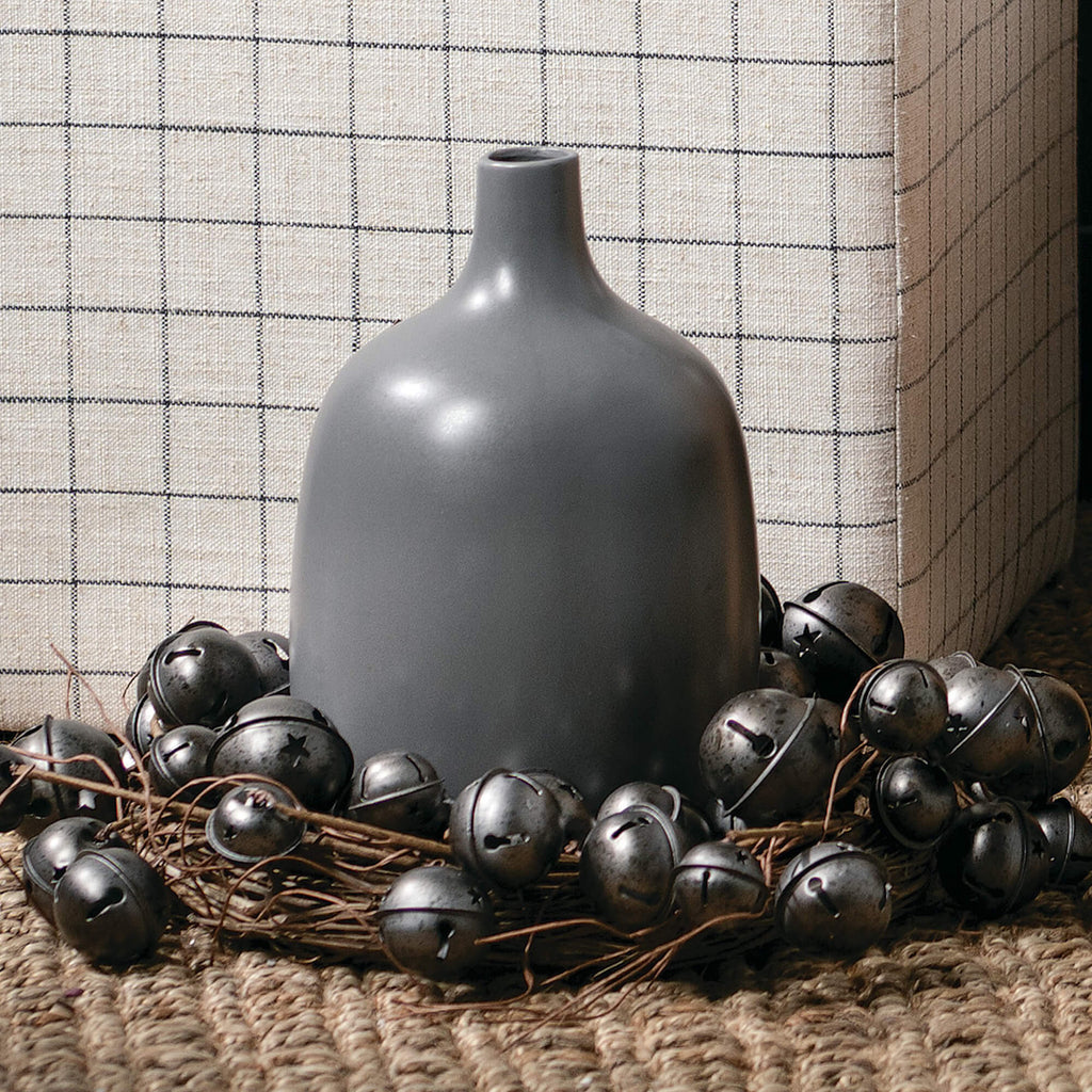 Matte Charcoal Jug Vase       