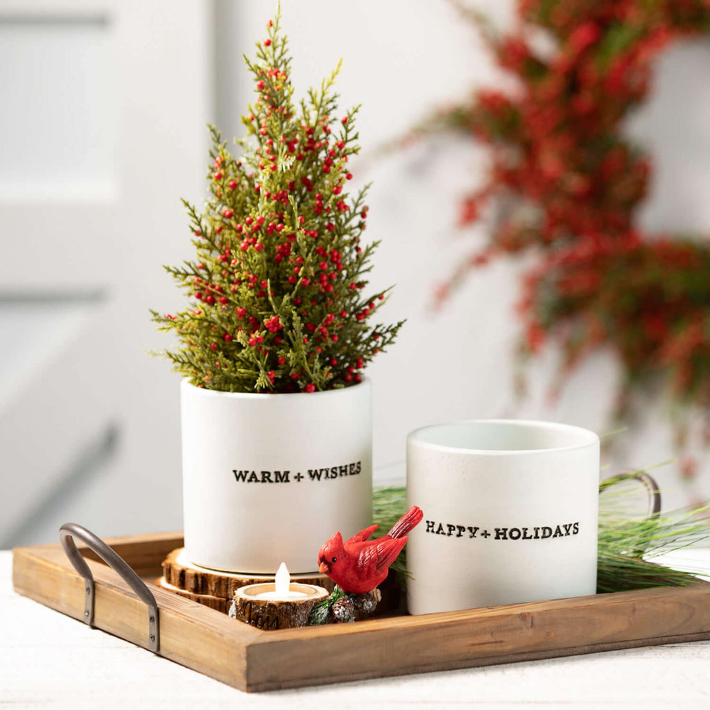 Holiday Text Container Set 3  