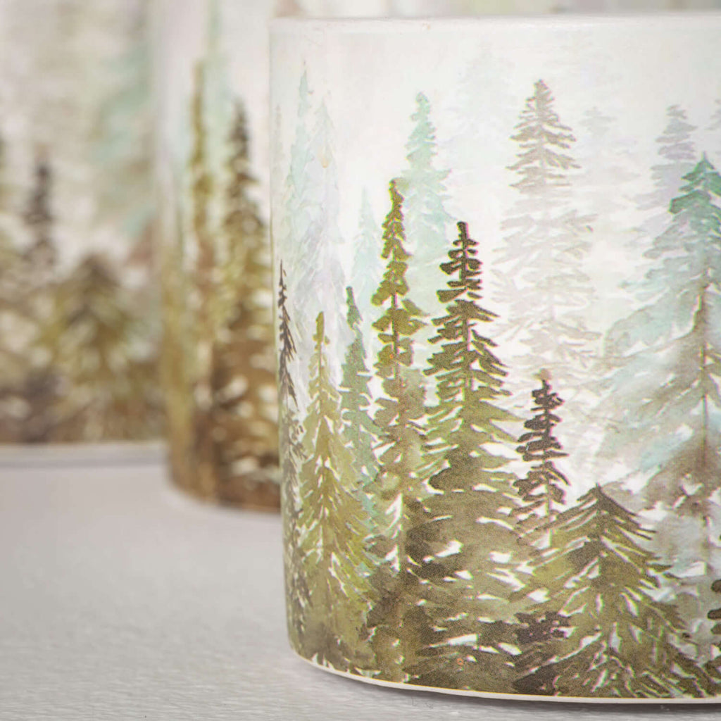 Forest Scene Planter Set Of 3 