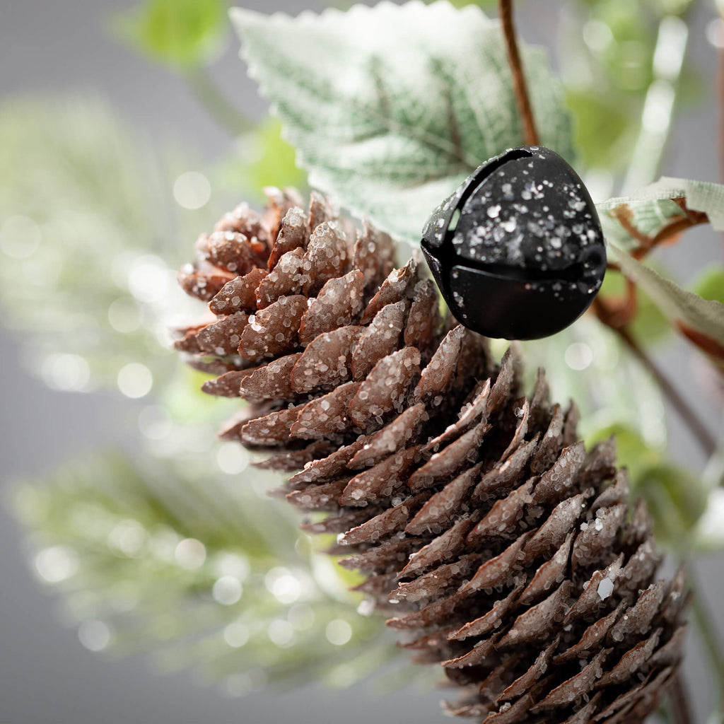 6.5" Berry And Bell Pine Ring 