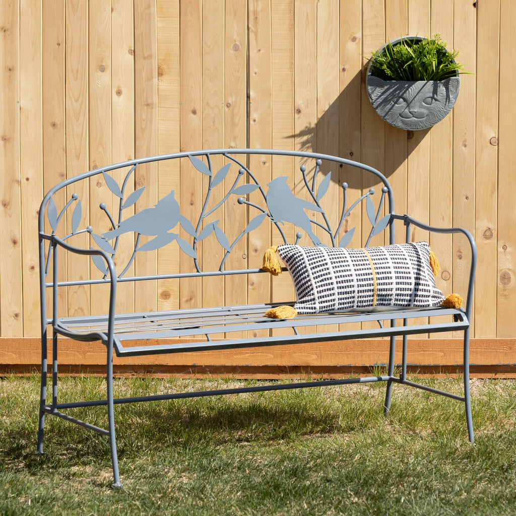 Gray Cardinal Garden Bench    