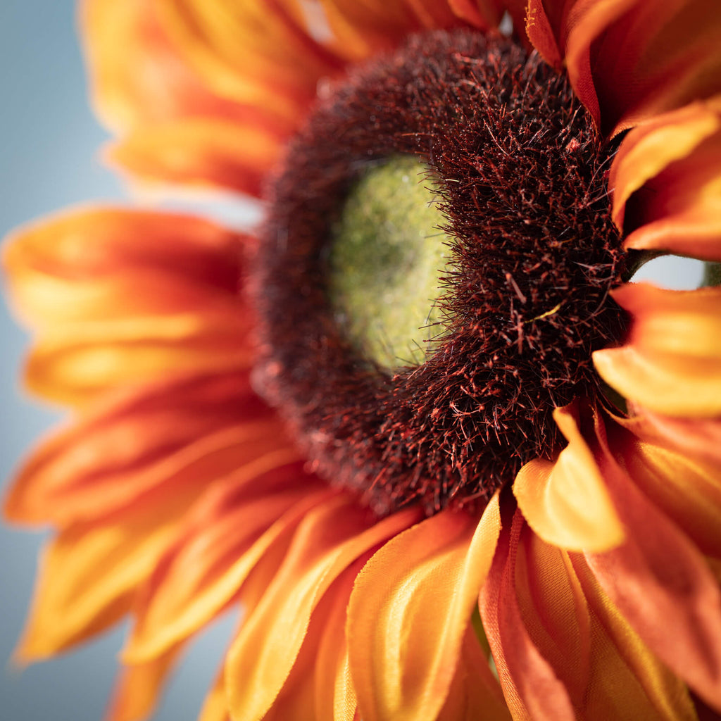 Orange Triple Sunflower Spray 