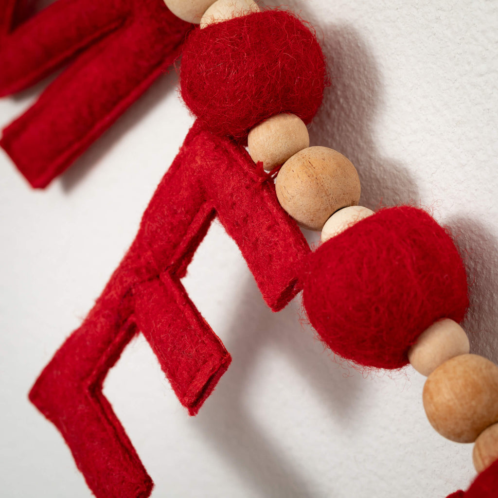 Merry Christmas Felt Garland  