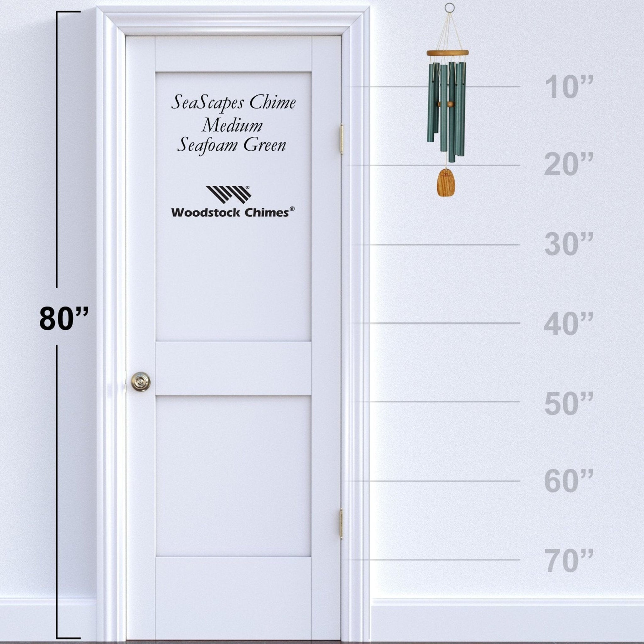 SeaScapes Chime - Med, Seafoam Green