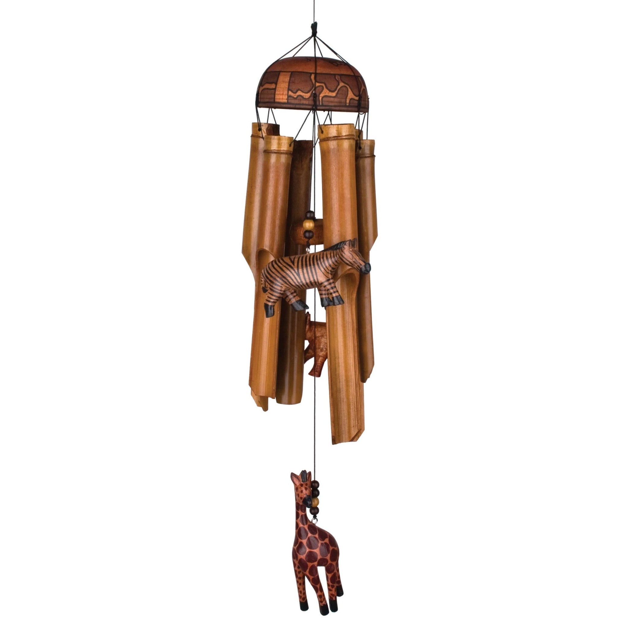 African Trio Bamboo Windchime
