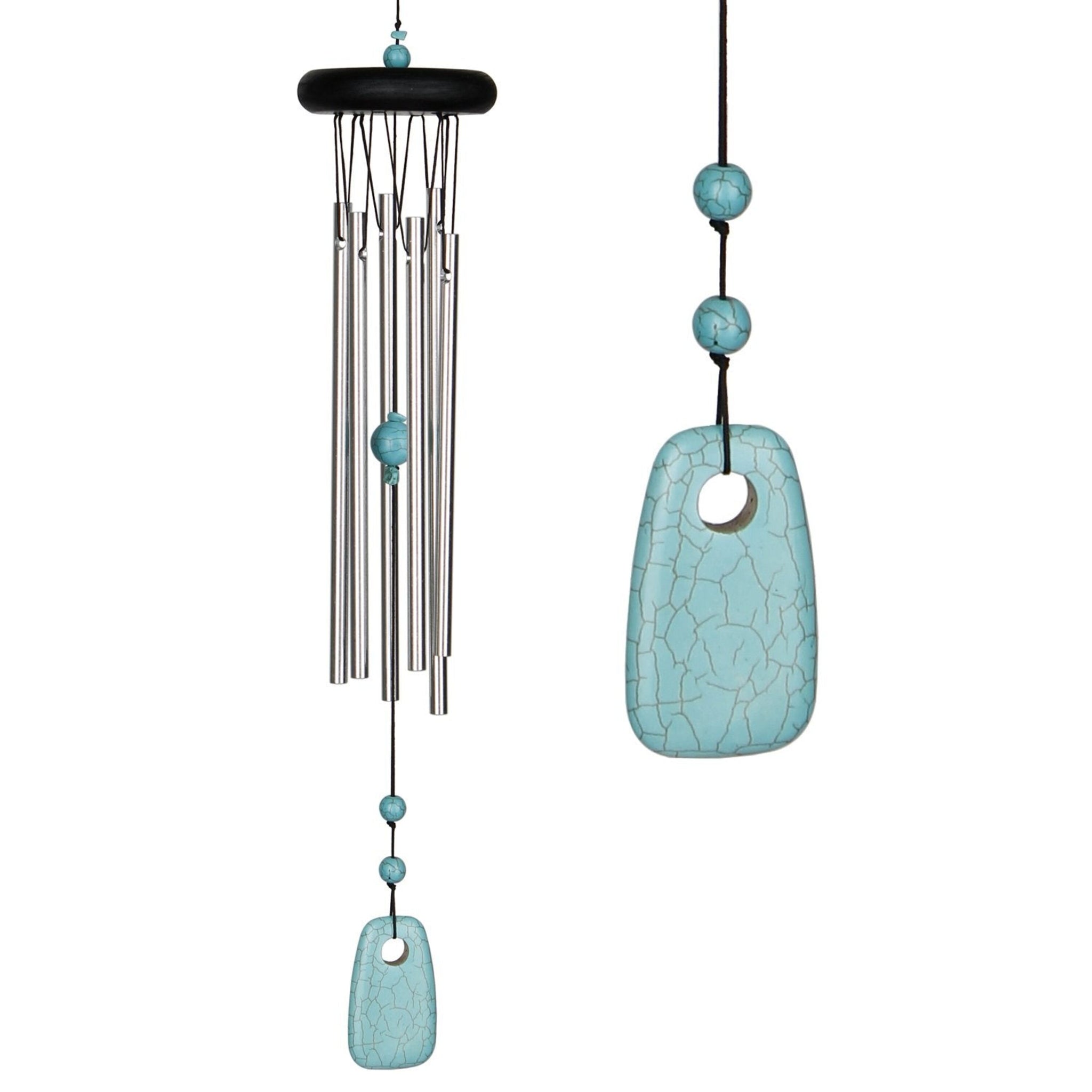 WOODSTOCK CHIMES チャクラ ラージ【正規品】 Chakra Wind Chimes w/Semi-Precious Stones | Wind & Weather
