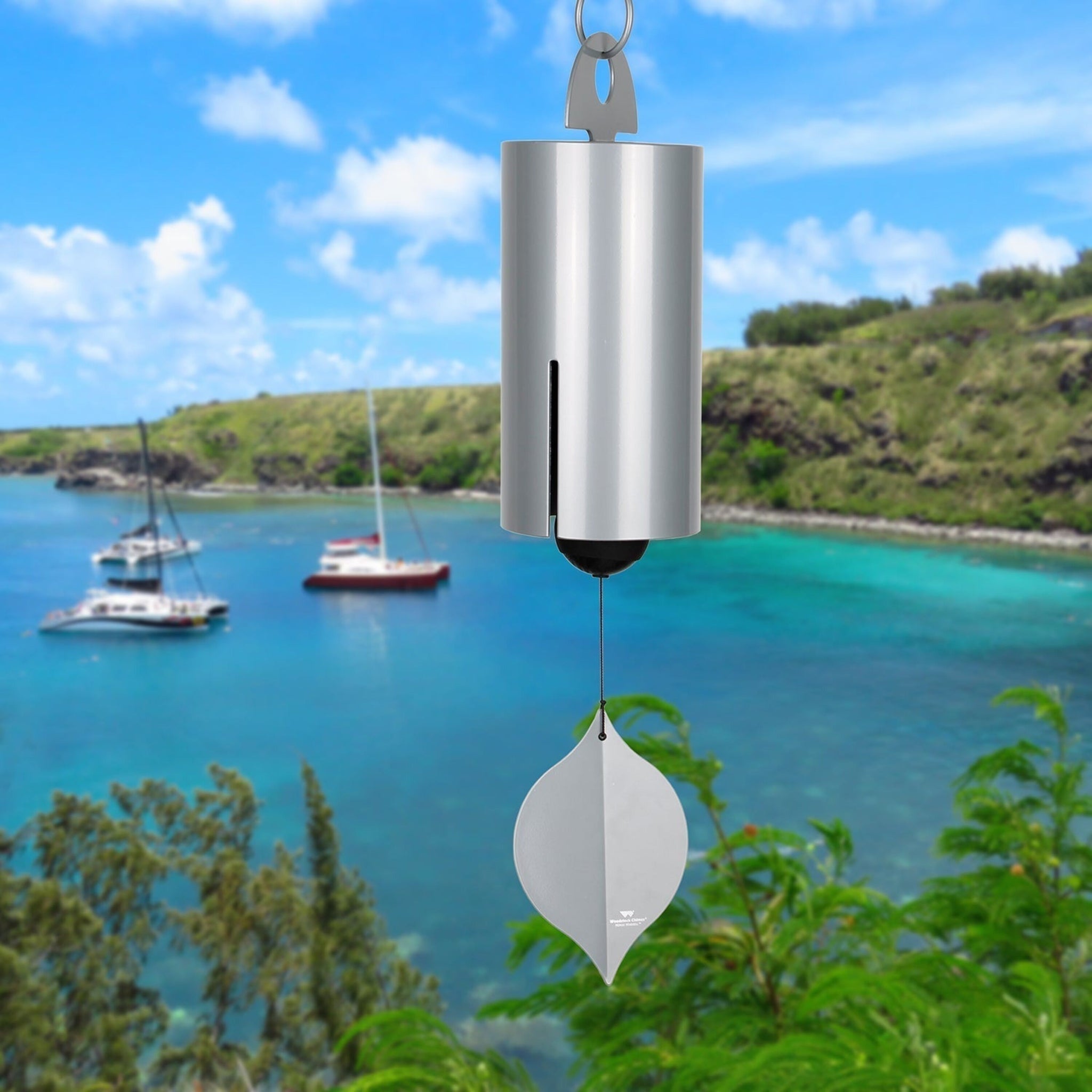 Heroic Windbell - Large Harbor Gray