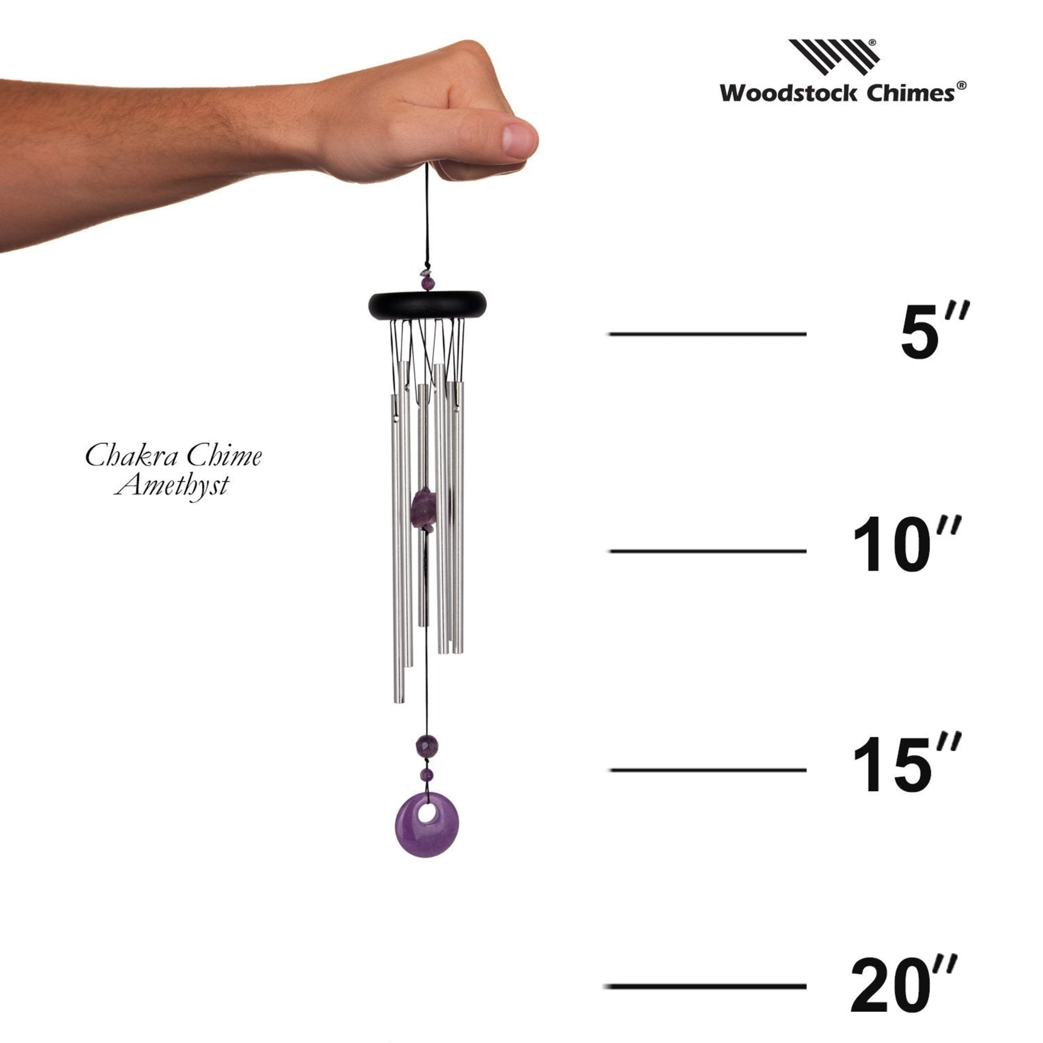 Woodstock Chakra Chimes - Amethyst