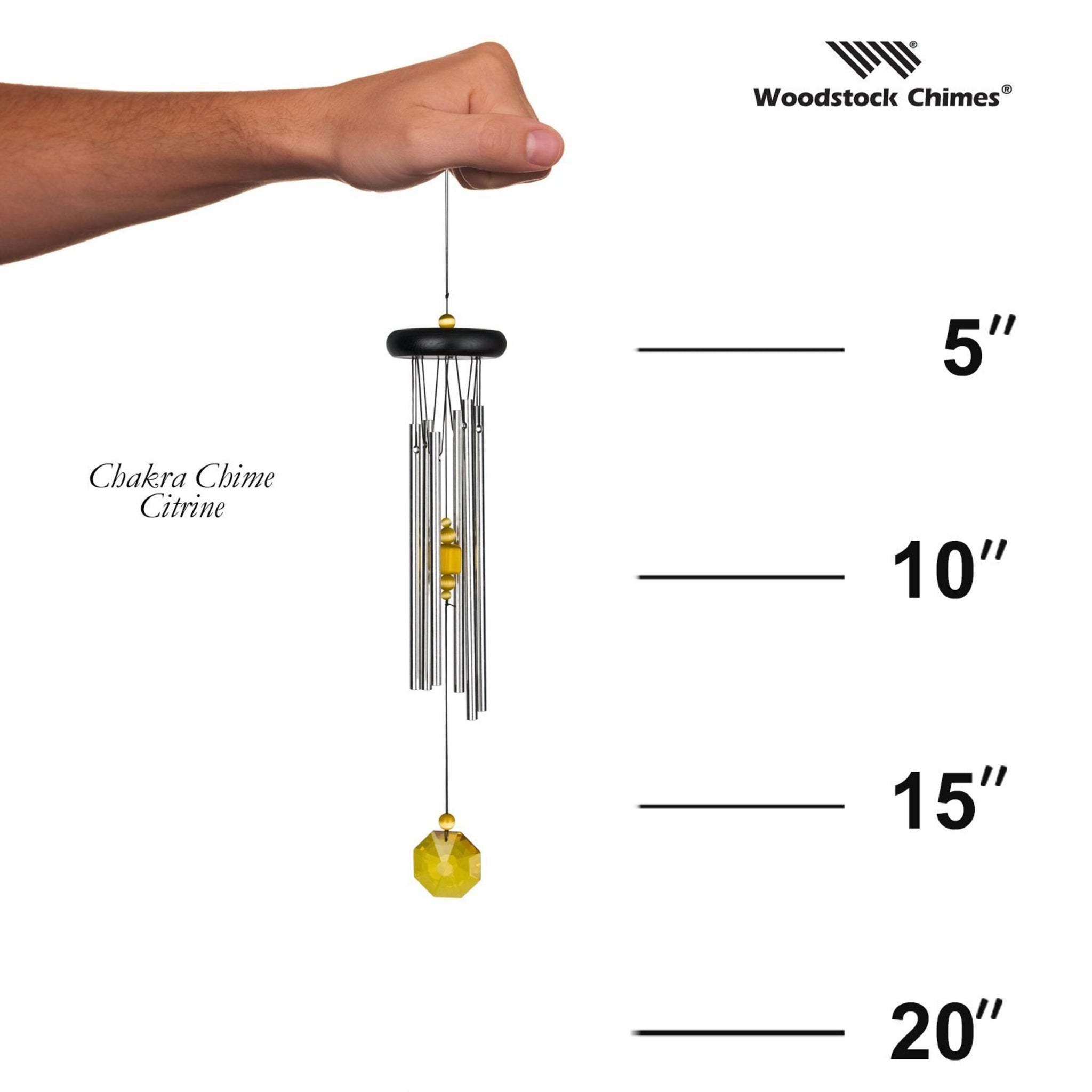 Chakra Wind Chimes w/Semi-Precious Stones | Wind & Weather