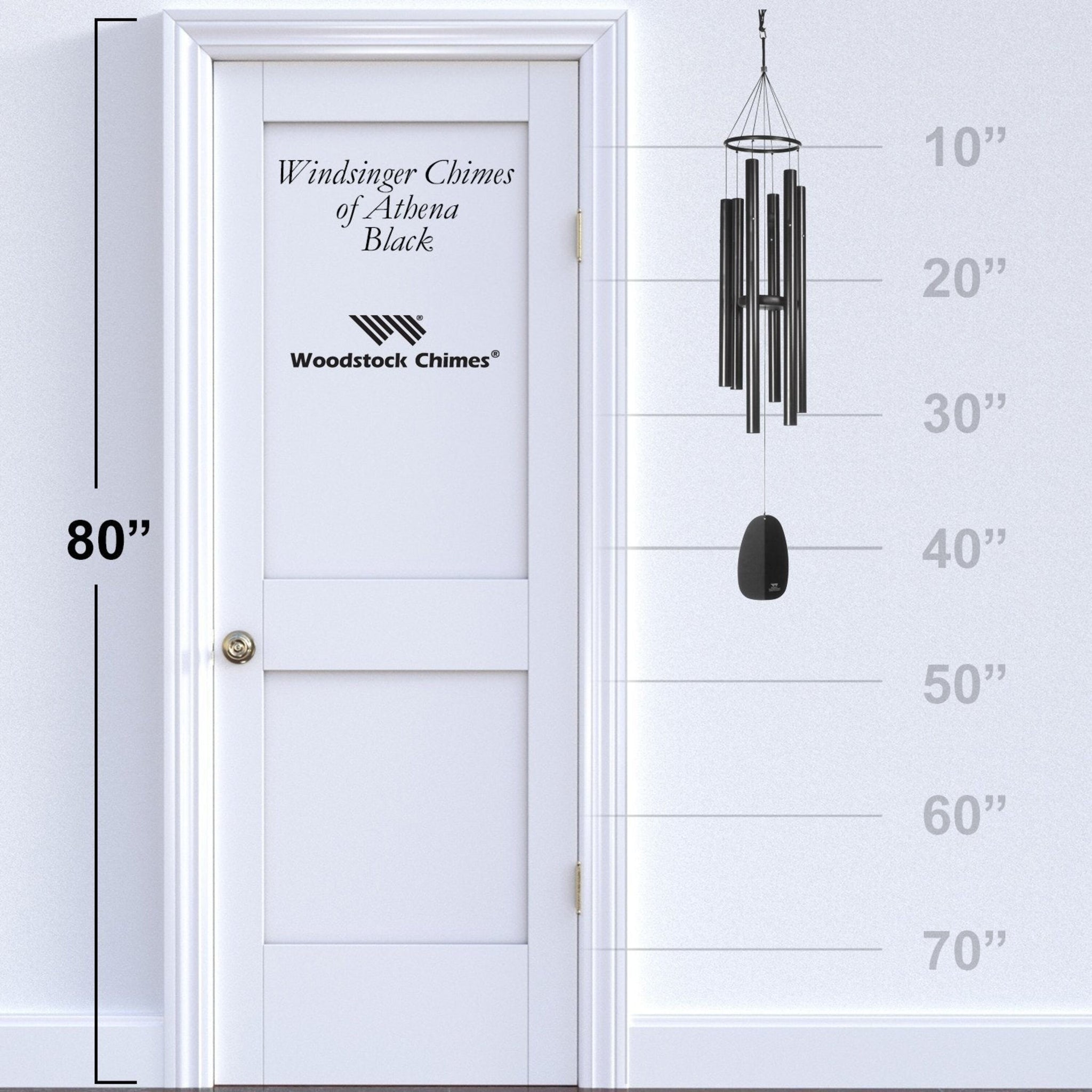 Windsinger Chimes of Athena - Black