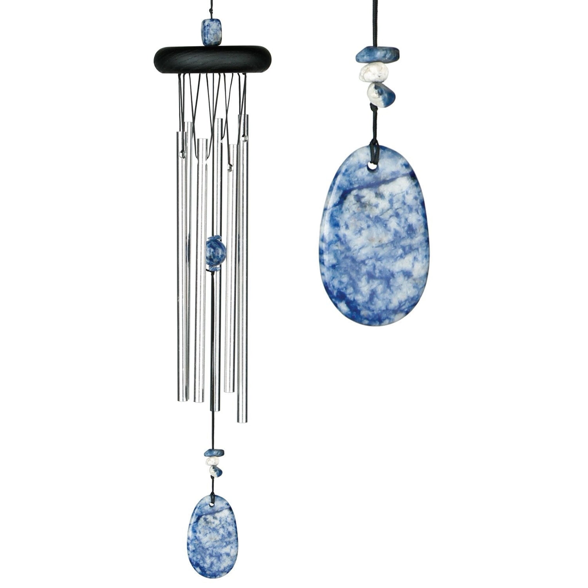Chakra Wind Chimes w/Semi-Precious Stones | Wind & Weather
