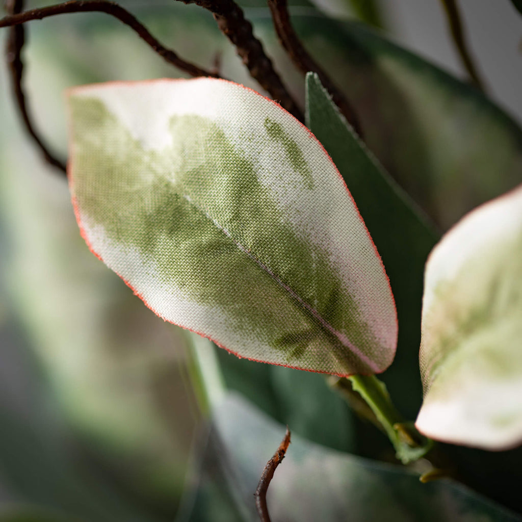 Cool Green Mixed Leaf Orb     