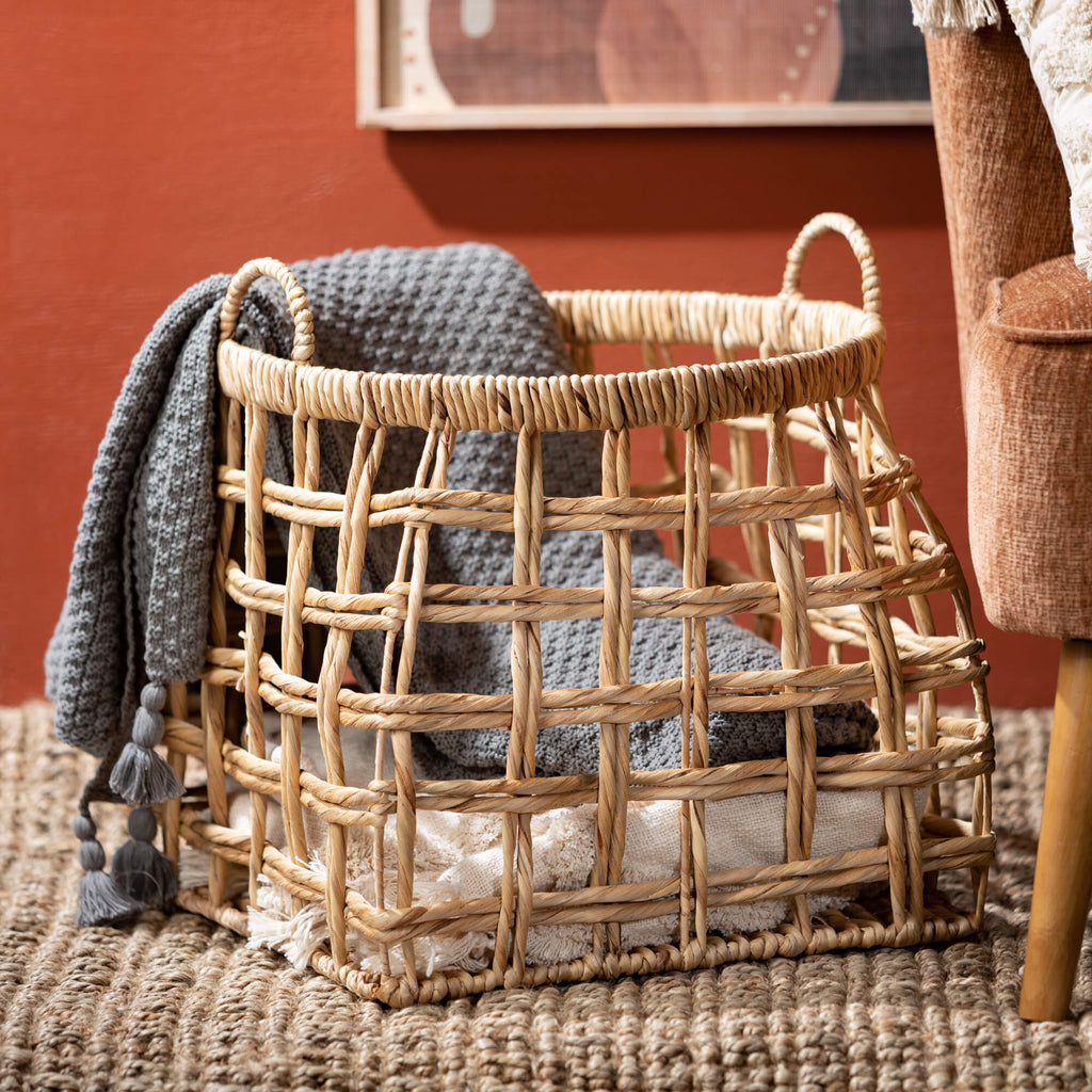 Open Weave Shapely Basket Set 