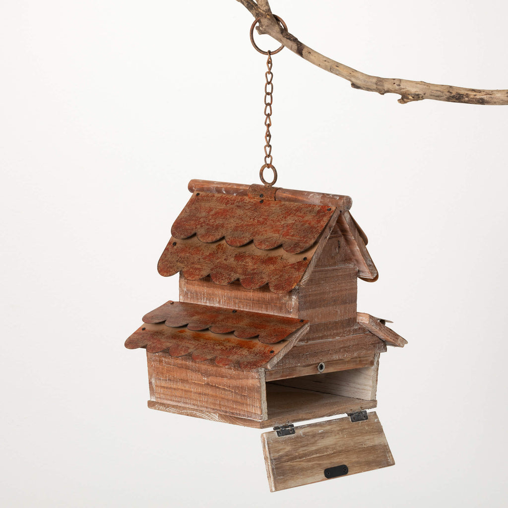 Copper Shingled Birdhouse     