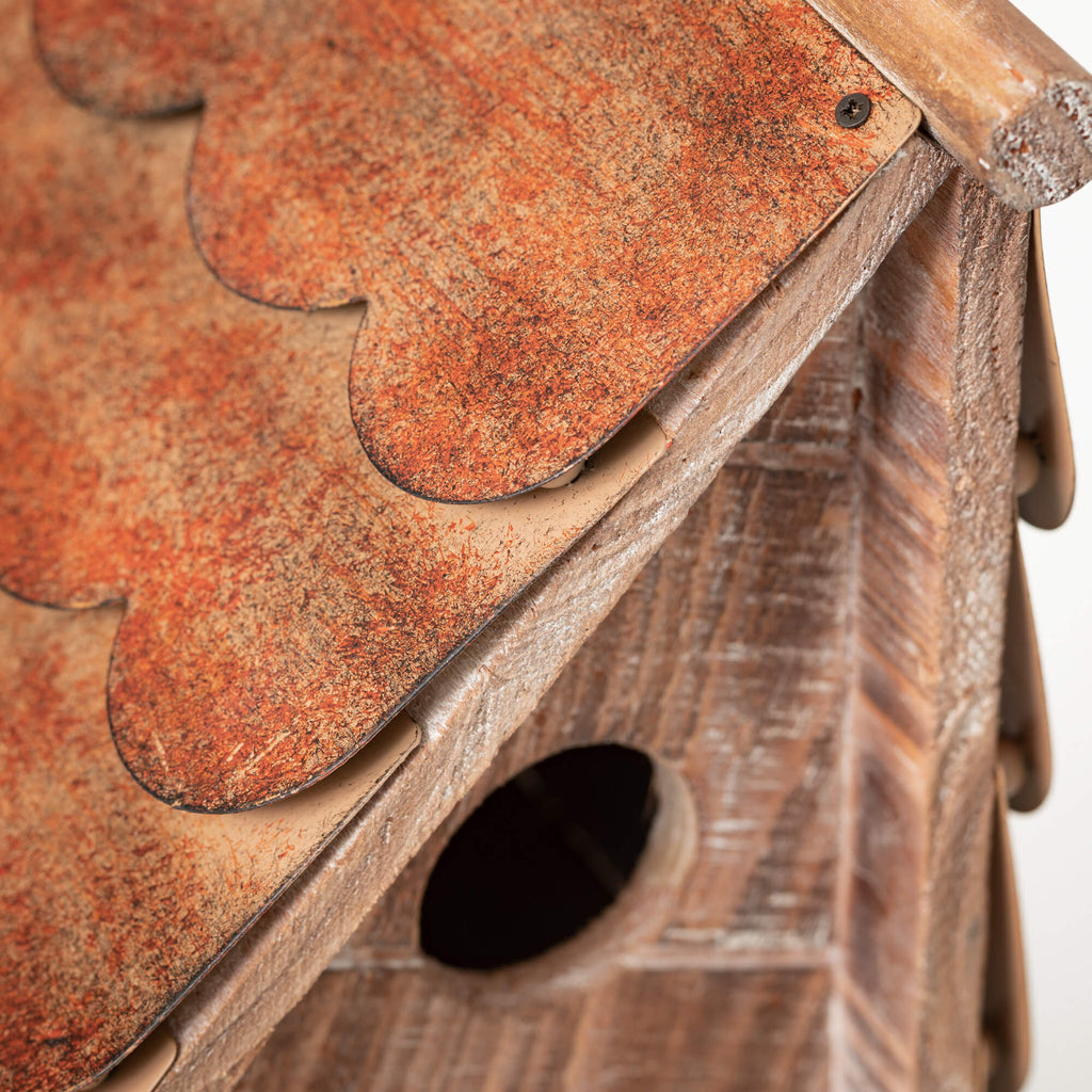 Copper Shingled Birdhouse     