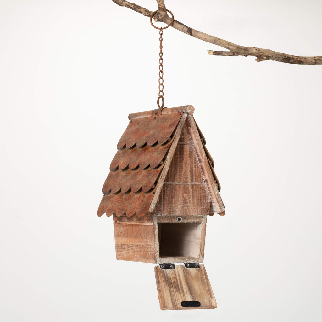 Copper Shingled Birdhouse     