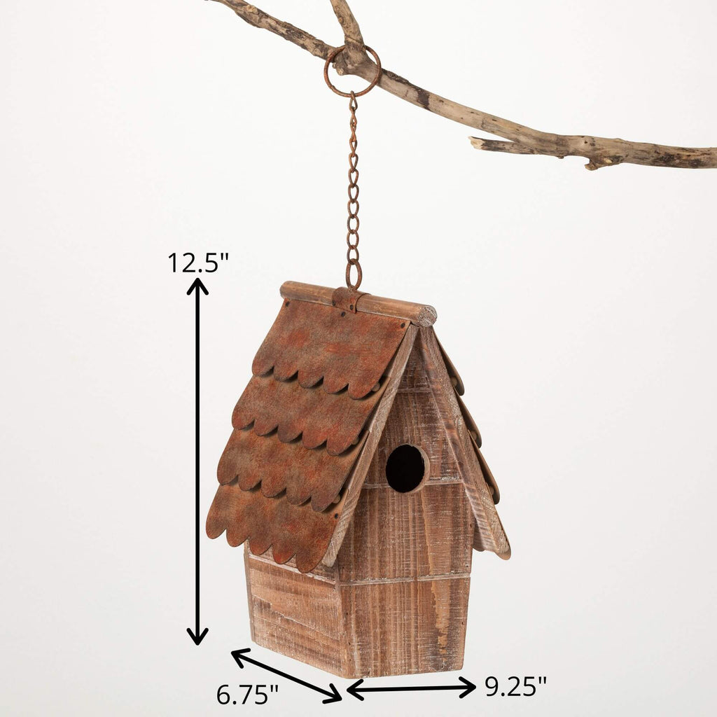 Copper Shingled Birdhouse     