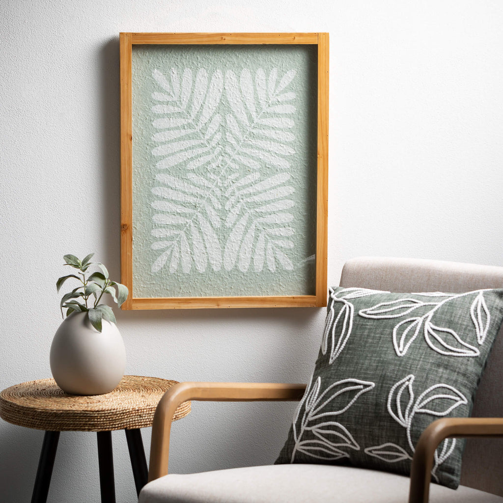 Mod Fern Print Wall Decor Set 