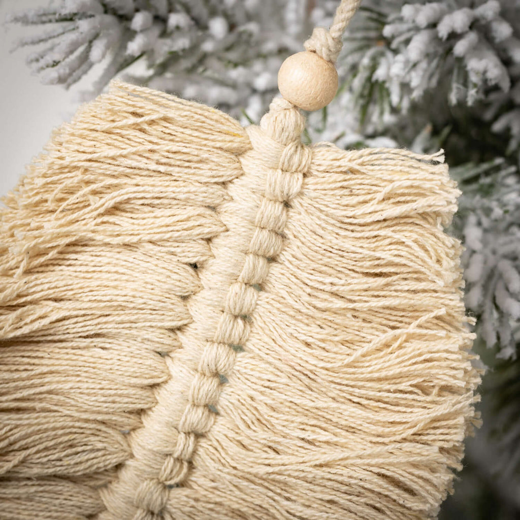 Bo-Ho Feather Ornament Set    