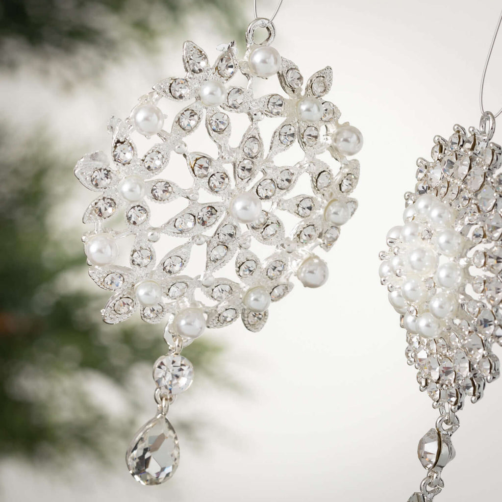 Crystal Snowflake Ornaments 2 