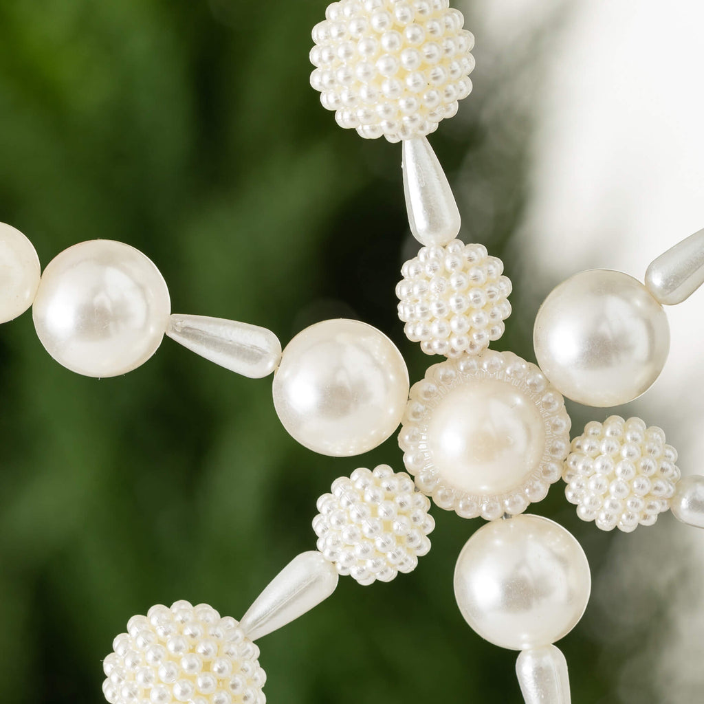 Pearl Snowflake Ornament      