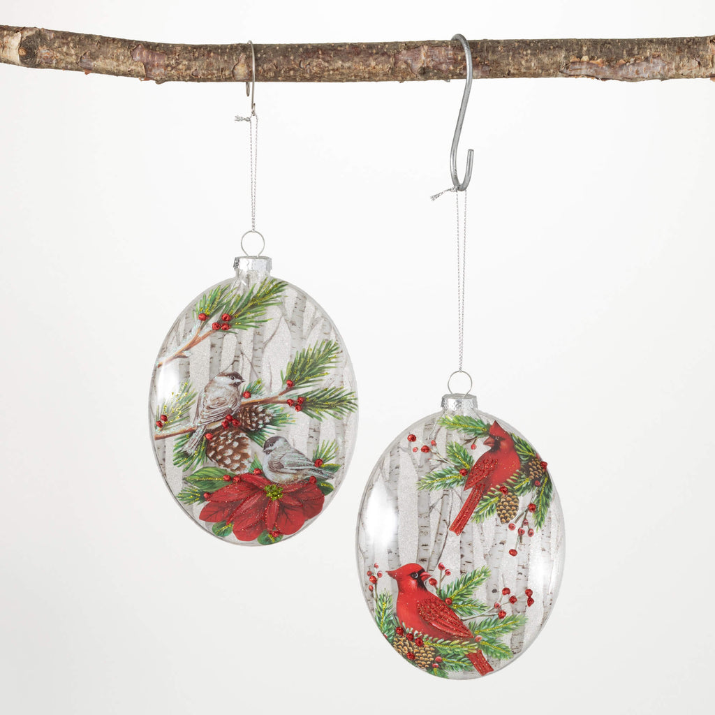 Bird Disc Ornament Set        