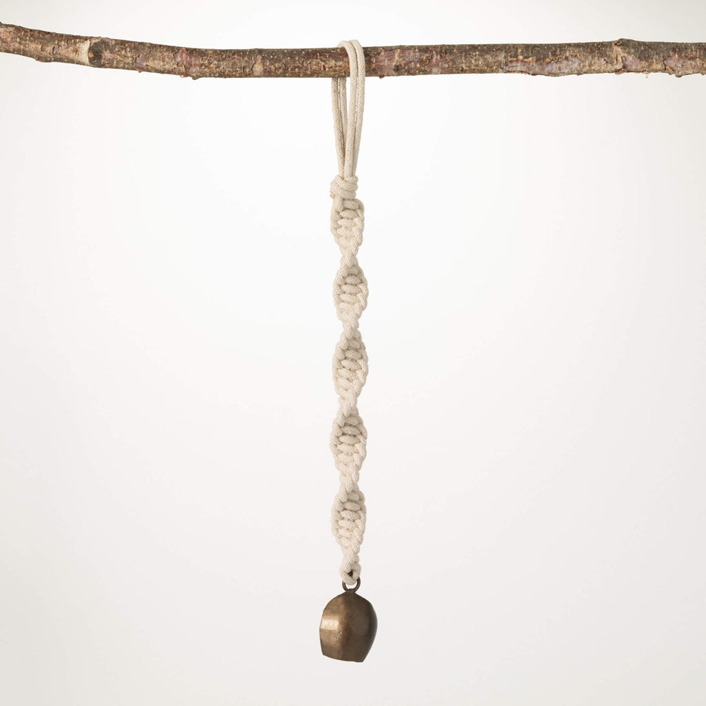 Bronze & Rope Boho Bell       