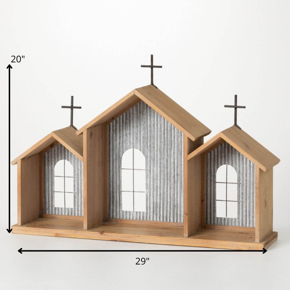 Creche Nativity 3 Slot Shelf  