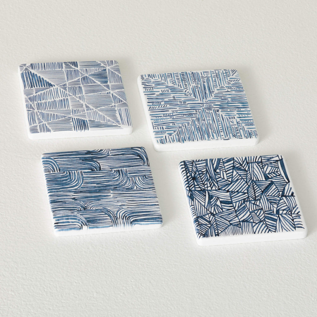 Patterned Creative Coaster Set