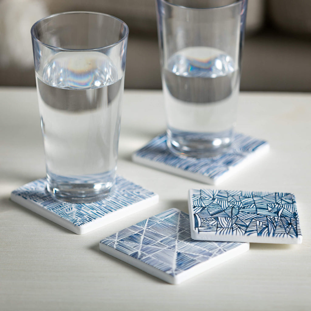 Patterned Creative Coaster Set