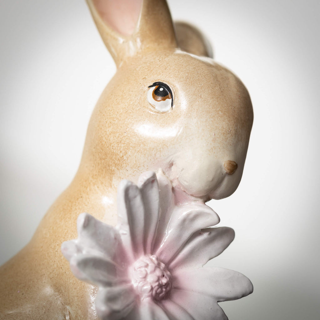 Standing Bunny With Flower    