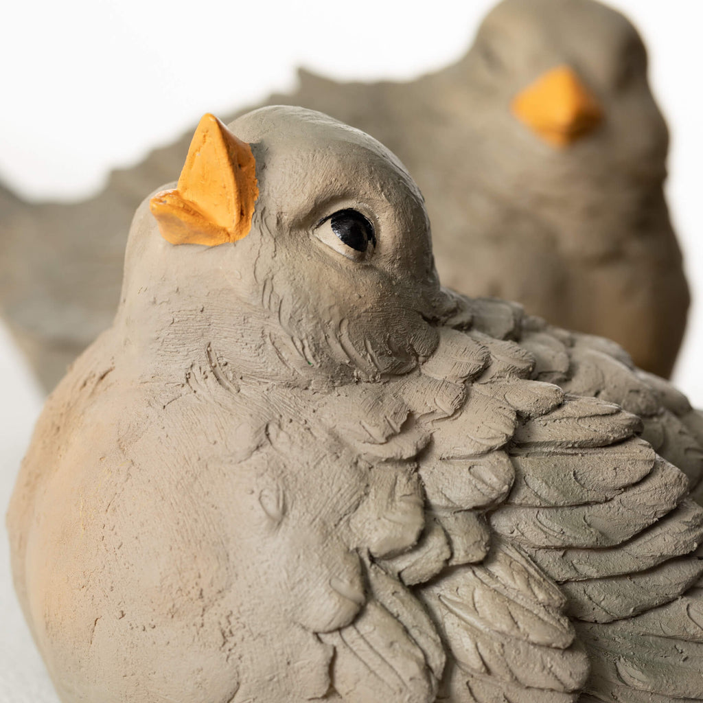 Blushing Bird Figurine Set 2  