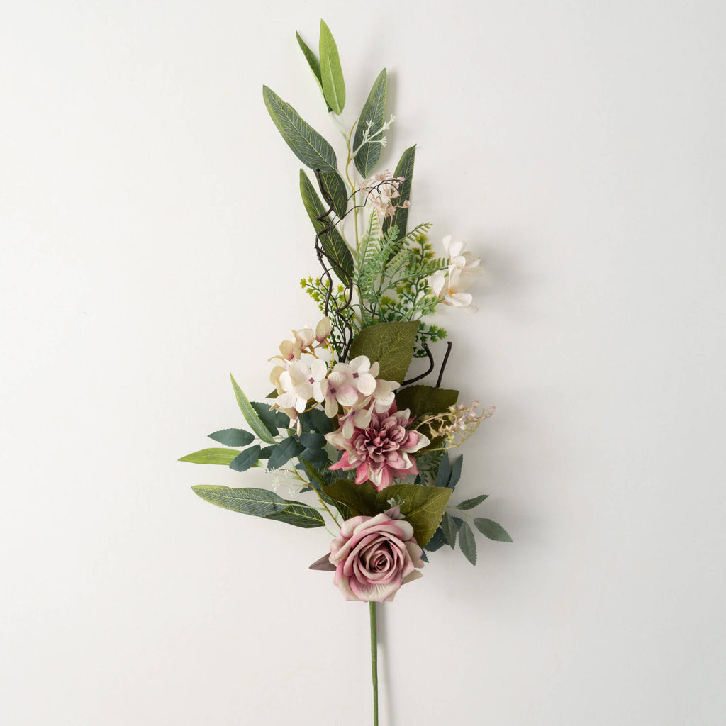 Pink Rose & Hydrangea Spray   