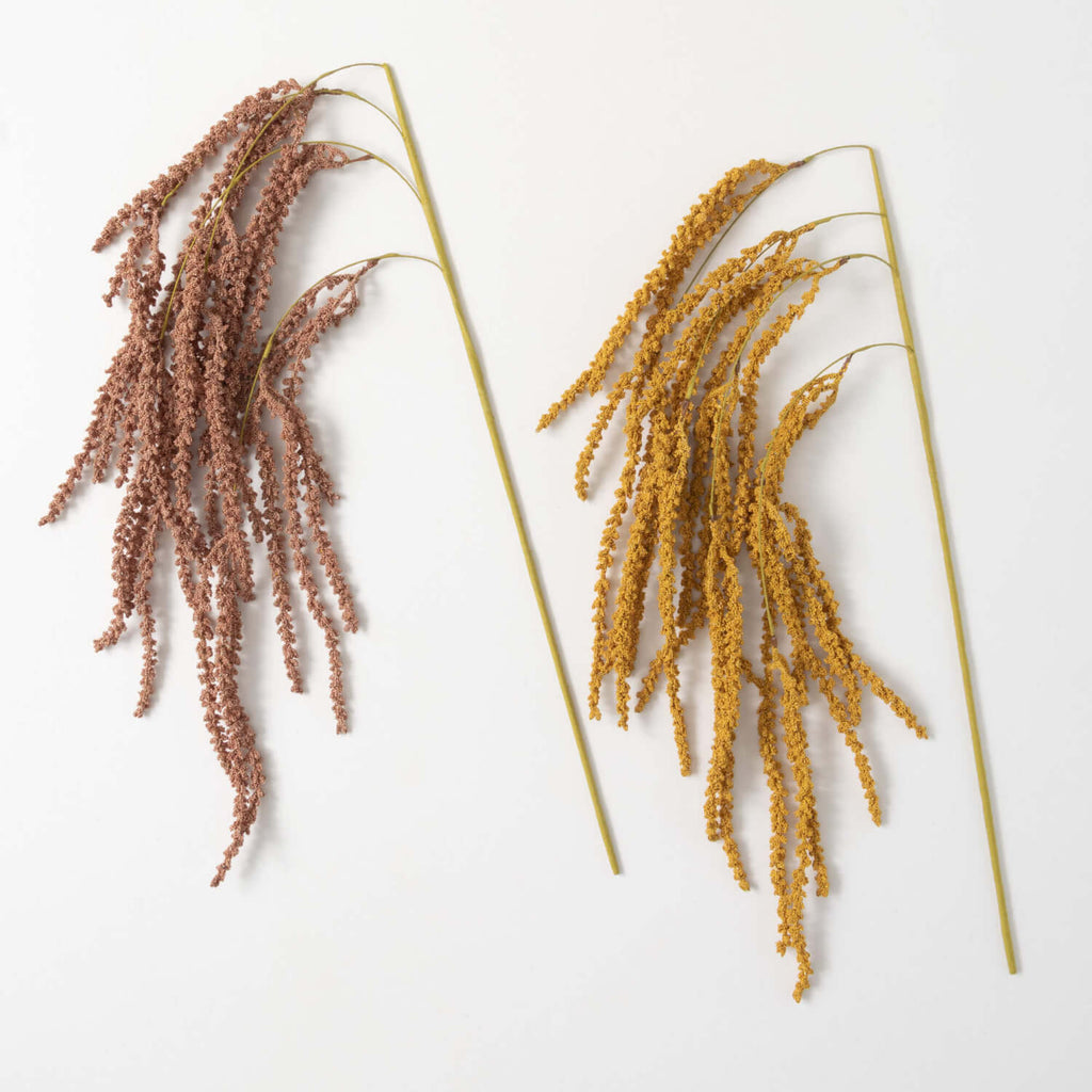 Faux Fall Amaranthus Spray Set