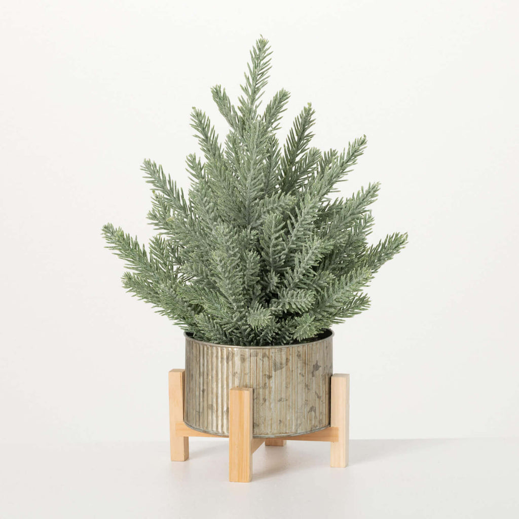 Frosted Pine Tree Premade     